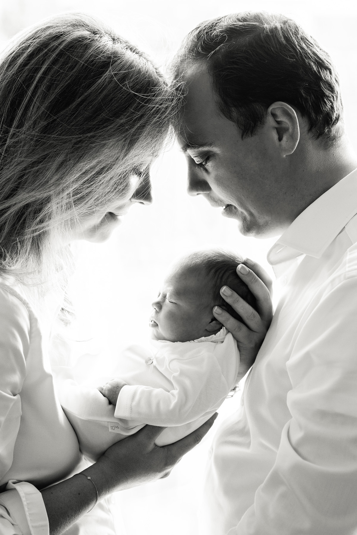 Ouders met hun pasgeboren baby