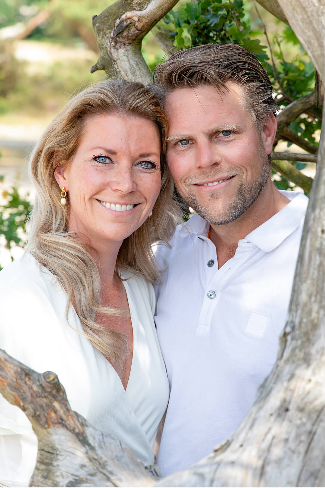 portret van man en vrouw in de soesterduinen