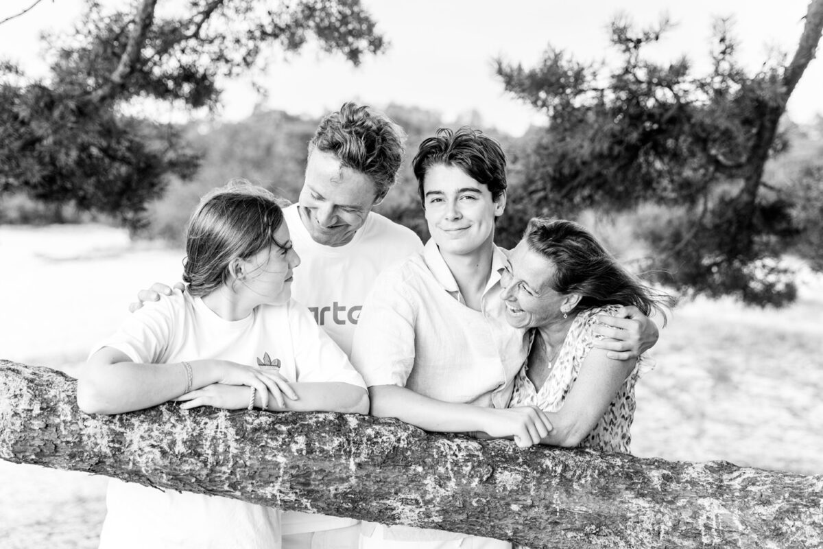 Gezinsfotoshoot in de Soesterduinen