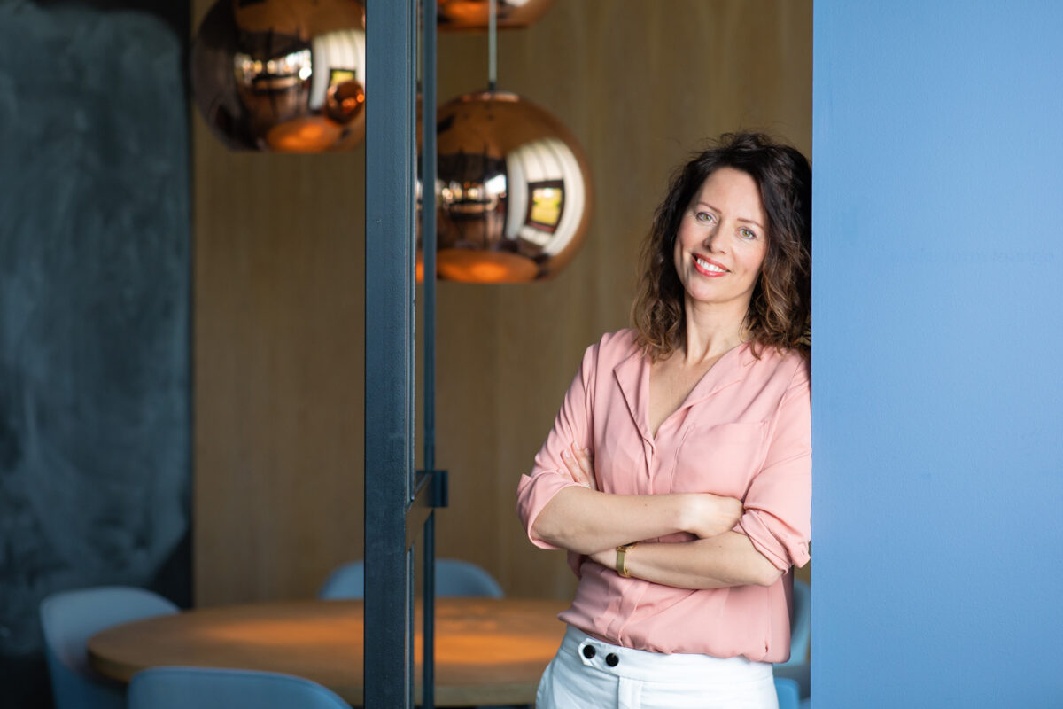 Zakelijk portret van een vrouwelijke ondernemer