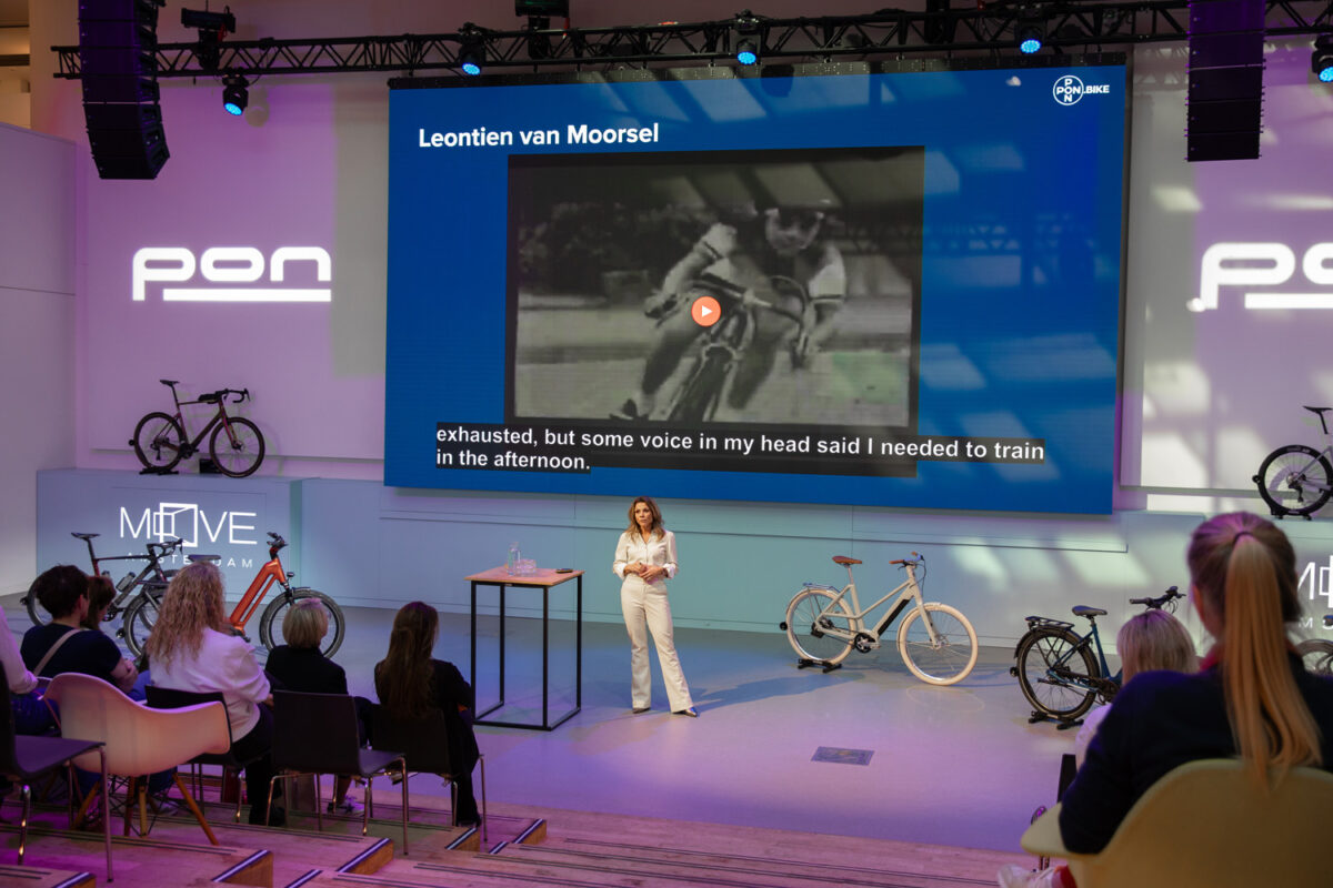 Leontien van Moorsel bij MOVE in amsterdam